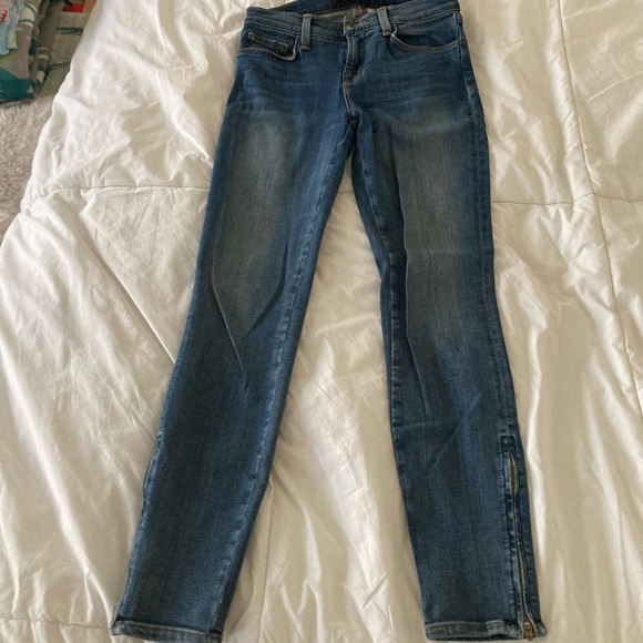 J-Brand Zipper Denim Jean - Picture 1 of 4